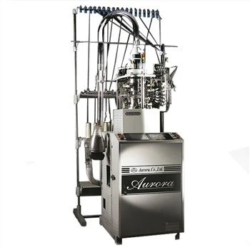 Two Feed 4.5 Inch Double Cylinder Automatic Socks Knitting Machine